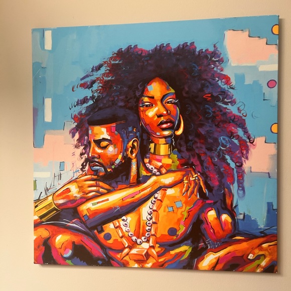 Other - American Wall Art Couple Lovers King and Queen Picture